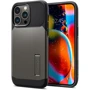 Чехол для iPhone Spigen Slim Armor with MagFit Gunmetal (ACS04646) for iPhone 14 Pro Max: Цвет серый