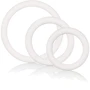 CalExotics Rubber Ring - 3 Piece Set - набор эрекционных колец, белый