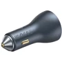 Зарядное устройство Baseus Car Charger USB+2хUSB-C Golden Contactor Pro GaN Fast Charging 65W Lunar Gray (C00035202841-00): Сила тока 2.4А и более