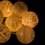Гирлянда Springos Cracked Cotton Balls 2 м 10 LED теплый белый (CL0069): Длина, м 2