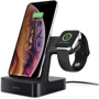 Док-станция Belkin Dock Stand PowerHouse 2.4A Black (F8J237VFBLK) for Apple iPhone and Apple Watch фото 1