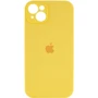 Чехол для iPhone Mobile Case Silicone Case Full Camera Protective Yellow for iPhone 15