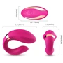 Вибромассажер для пар Boss Series с пультом ДУ - Couple Vibrator Pink USB 9 Function (BS5200030)