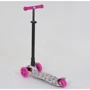 Самокат трехколесный MAXI "Best Scooter" пластмассовый, трубка руля алюминиевая Pink/White/Black (83270): Тип тормоза ножной