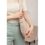 Женская сумка хобо BlankNote Круассан светло-бежевая (BN-BAG-12-light-beige): Пол Женский