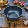 Котелок чугунный с алюминиевой крышкой 22 см 3 л (Т402С2) фото 4