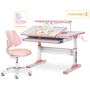 Комплект Парта Ergokids TH-320 Pink + Кресло Evo-kids Mio Lite KP (TH-320 W/PN + Y-208 KP): Глубина столешницы, см 66