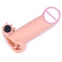 Насадка на член LYBAILE Pleasure X-Tender Vibrating Penis Sleeve Add 2" Flesh 2