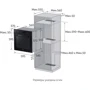 Духовой шкаф электрический Samsung NV70K1340BS: Размеры 59.5 х 59.5 х 56.6 см