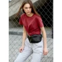 Женская поясная сумка Sambag Tirso 0SS черная (81113001): Застежка Молния