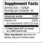 Ultimate Nutrition Vitamin D Softgels 1.000 IU 60 caps: Форма выпуска Капсулы