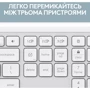 Клавиатура Logitech K950 Bluetooth/Wireless UA Off-White (920-012466): Подключение проводное