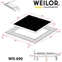 Варочная поверхность электрическая Weilor WIS 690 BLACK: Размеры для встраивания 56х49 см
