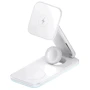 Зарядное устройство Proove Wireless Charger Energy Fold 15W White for iPhone 16 I 15 I 14 I 13 I 12 series, Apple Watch and Apple AirPods