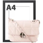 Женская сумка кросс боди Valiria Fashion бежевая (5DETAA7174-13): Фактура Гладкая, Стеганая
