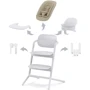 Стульчик для кормления 4 в 1 Cybex Lemo All White (521004829): Регулировка высоты стула 7 позиций