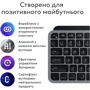 Клавіатура Logitech MX Keys Mini для Mac Space Gray (920-012652) фото 8