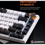 Клавиатура GamePro MK160W (Red) с Hot-Swap RGB White фото 12
