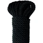 Fetish Fantasy Series Deluxe Silky Rope Deluxe Silky Rope веревка для связывания, черный
