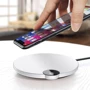 Зарядний пристрій Baseus Wireless Charging Digital LED Display 10W White (WXSX-02) фото 6