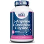 Haya Labs L-Arginine/L-Ornithine/L-Lysine L-аргинин L-орнитин L- лизин 100 капсул