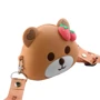 Сумка PRC на плечо Bear Strawberry Head 10.5x12.7x4 brown: Тип Сумка