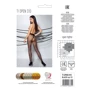 Колготки с открытым доступом Passion TIOPEN 010 black 3/4 (20 den), контрастная линия