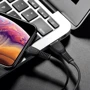 Кабель Hoco USB Cable to Lightning X40 2.4A 1m Black: Длина 1 м