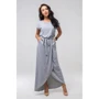 Сукня FLFashion Asti ППА 2133 48-50 сіре повсякденне довге максі: Склад поліестер, Віскоза