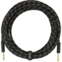Кабель инструментальный Fender Cable Deluxe Series 18.6' Black Tweed
