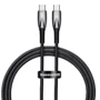 Кабель Baseus Cable USB-C to USB-C Glimmer Series Fast Charging 100W 1m Black (CADH000701)