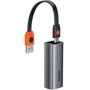 Адаптер Baseus Adapter USB-A / USB-C to Ethernet Dark Grey (CAHUB-AF0G)