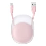 Кабель Baseus USB Cable to USB-C Lets Go Little Reunion One-Way Stretchable 2A 1m Pink (CATRN-24)