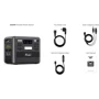 Зарядная станция Fossibot F2400 2048Wh 2400W Black: Выходы потребителей 220V, Автоприкуриватель, USB-C, USB-A