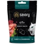 Хрумкі ласощі Savory для здорового росту кошенят, індичка та журавлина 50 г (4820232631393)