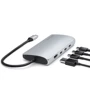Адаптер Satechi Adapter USB-C to 4xUSB-C+RJ45+HDMI 8K Silver (ST-P8KES) фото 4