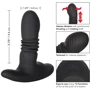 CalExotics Eclipse Thrusting Probe - массажер простаты, 9.5x3.25 см
