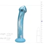 Скляний дилдо Gildo - Ocean Ripple Glass Dildo