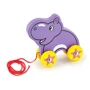 Дерев'яна каталка Viga Toys Бегемотик (50092)