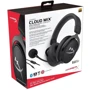Навушники HyperX Cloud MIX BT Black: Тип кріплення оголовние