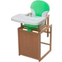 Стульчік- трансформер For Kids Бук-02 світлий пластикова стільниця зелений (6762)