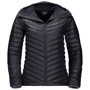 Пуховик Jack Wolfskin Atmosphere JKT W 1204431-6000 46 чорний демісезонний з капюшоном