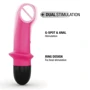 Вибратор Dorcel Mini Lover Black 2.0 перезаряжаемый, для точки G и массажа простаты