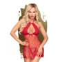 Эротический пеньюар и трусики Penthouse LIBIDO BOOST (красный, L/XL)