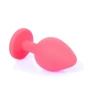 Анальная пробка с кристаллом Boss Series Exclusivity Jewellery Silicon Plug S