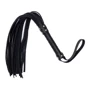 Флоггер из комбинированной кожи Flirty COMBO Leather - Black, BM-00010