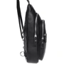 Чоловіча сумка-слінг Borsa Leather чорна (K15060-black): Тип Сумки