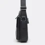 Мужская сумка через плечо Keizer черная (K18207bl-black): Фактура Зернистая, Матовая