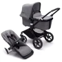 Универсальная коляска 2 в 1 Bugaboo Fox 3 Black - Grey Melange
