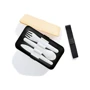 Емкость для хранения Ernesto 2x500 ml 10 pcs black: Высота, см 10.5
